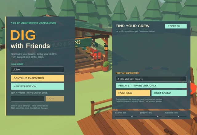 Dig With Friends game