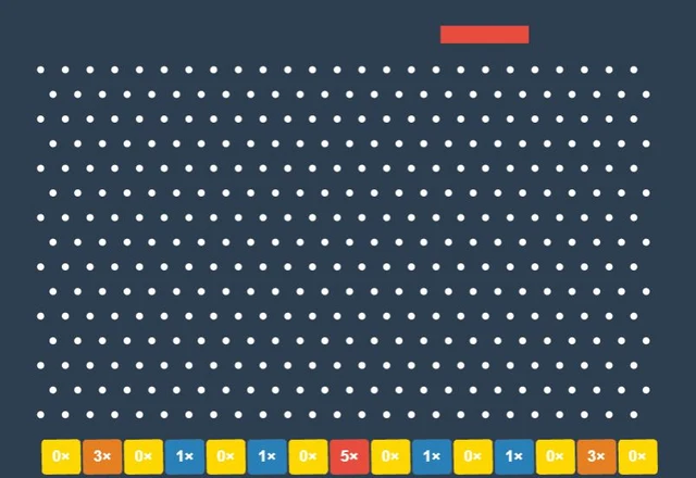 Plinko ball-drop board
